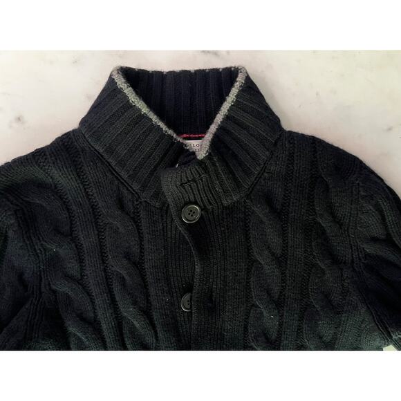 $3850 Brunello Cucinelli 100% Cashmere Chunky Navy Blue Cable Knit Unisex IT50 - Picture 7 of 12